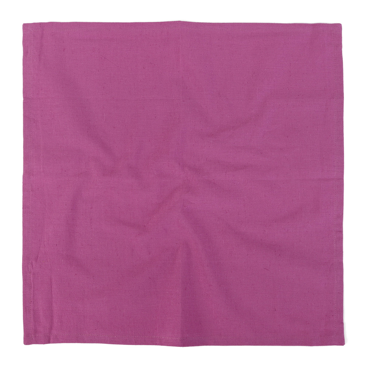 Fingercraft Cloth Napkin, Solid Color Cotton Linen Blend Table Napkins, Soft and Absorbent Fabric, Set of 12, Blush Pink