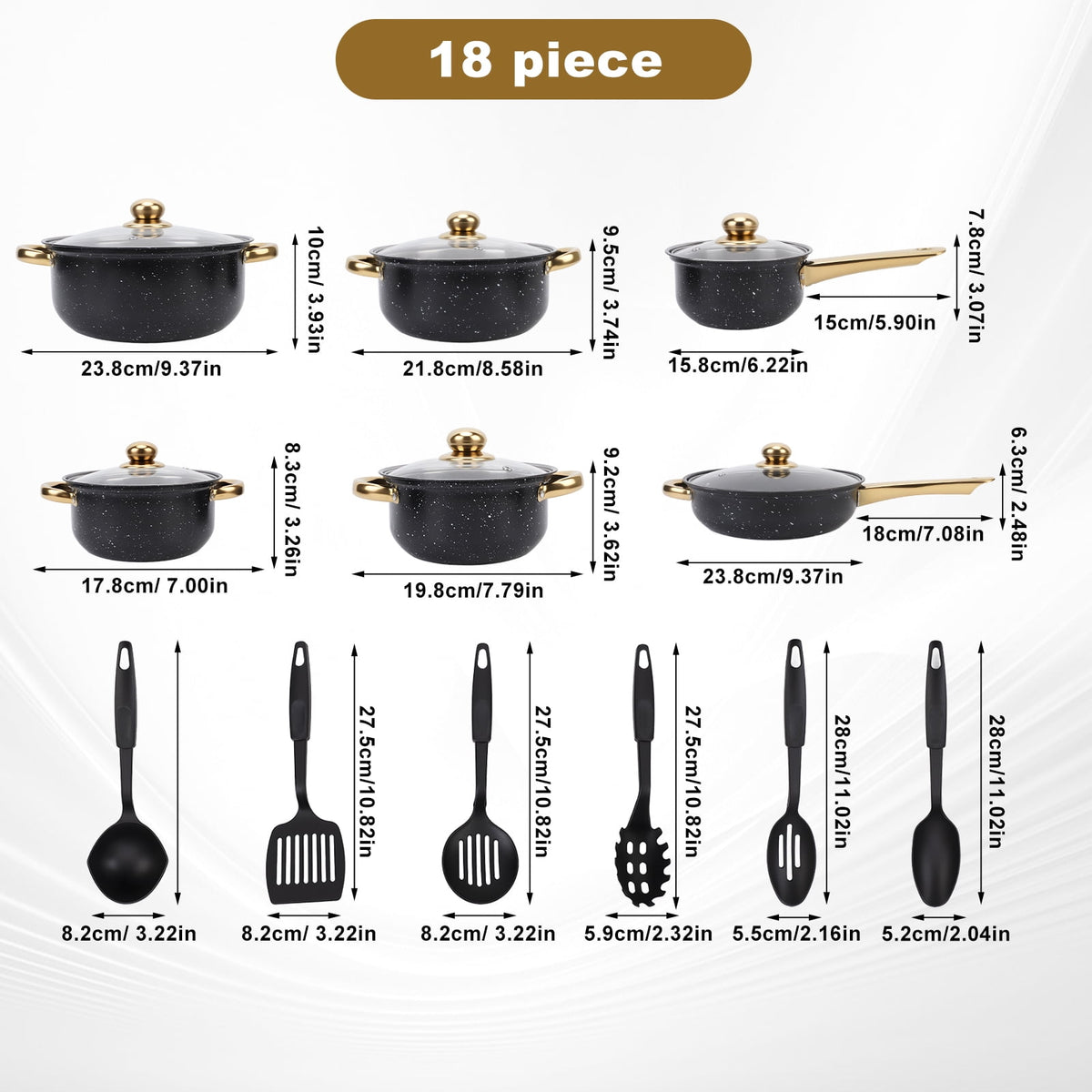 12 Piece Stainless Steel Cookware Set, Nonstick Cookware Set, Kitchen Pots and Pans Tea Kettle Set with Glass Lid for Cooking, Dishwasher, Pink