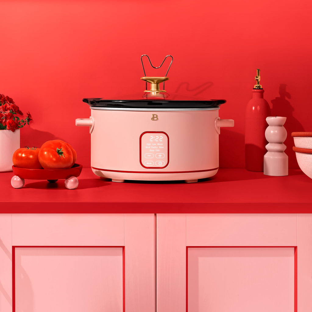 Beautiful 6 Qt Programmable Slow Cooker, Thyme Green by Drew Barrymore