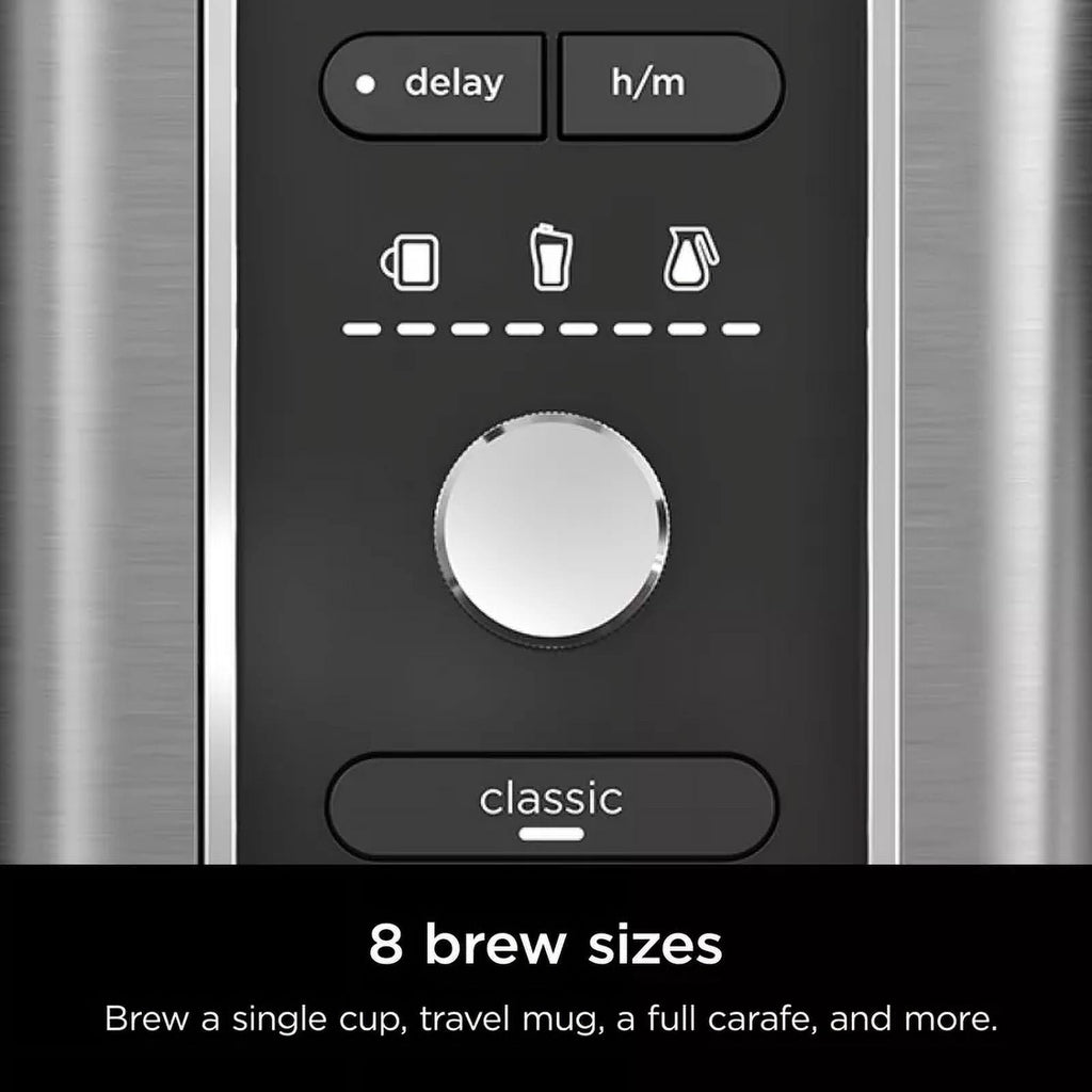 Ninja Hot & Iced XL Coffee Maker with Rapid Cold Brew, 4 Brew Styles, Single-Serve Coffee Brewer, Removable Reservoir, CM371 Black