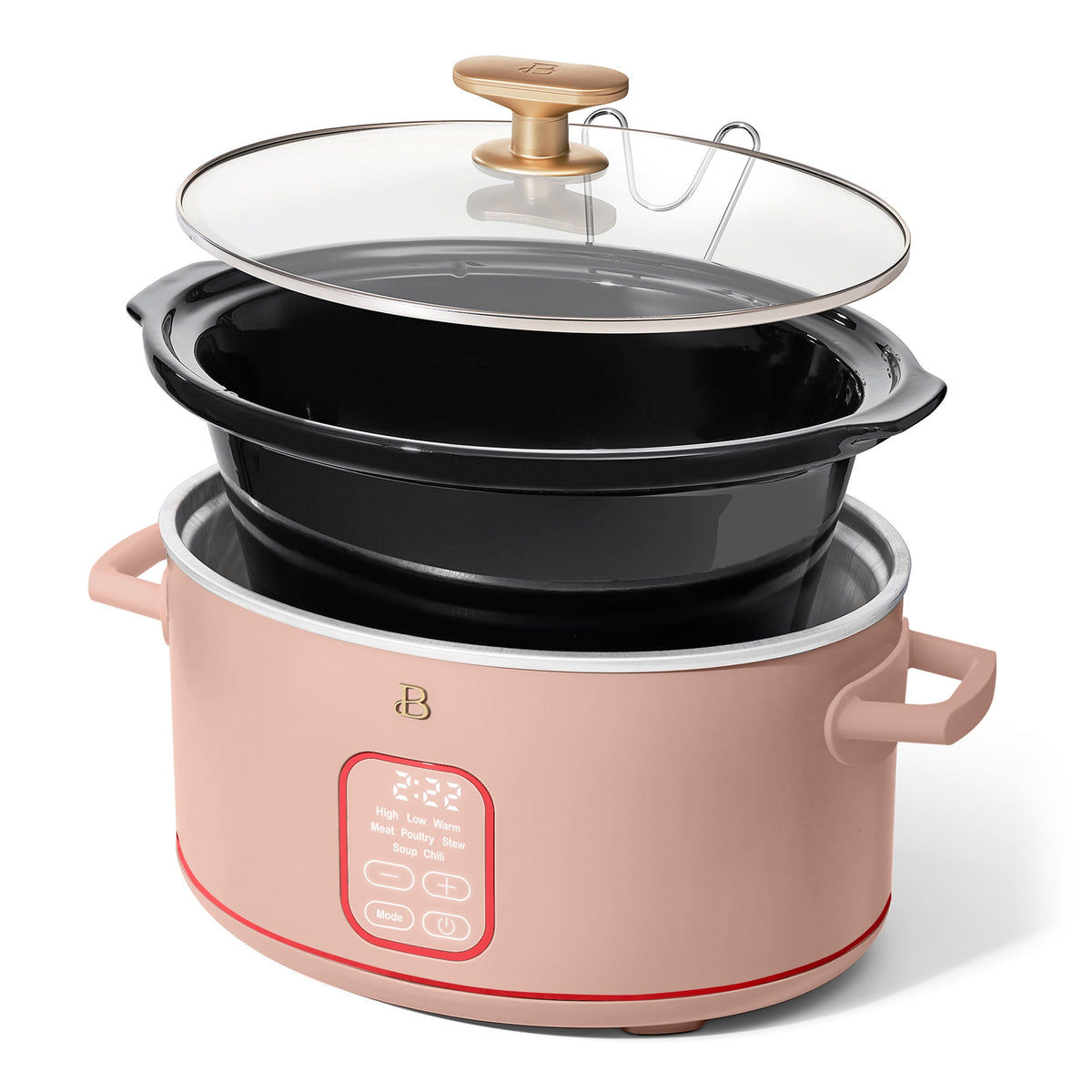 Beautiful 6 Qt Programmable Slow Cooker, Thyme Green by Drew Barrymore