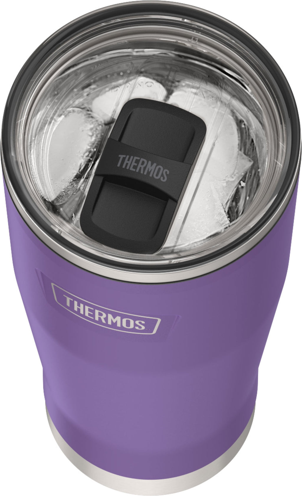 Thermos Stainless Steel Tumbler, w/ Slide Lock Lid, Graphite, 24 oz