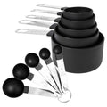 10 Piece Measuring Cups and Spoons Set, Measuring Tools with Stainless Steel Handles, Kitchen Gadgets for Baking & Cooking, Fits for Measuring Dry and Liquid