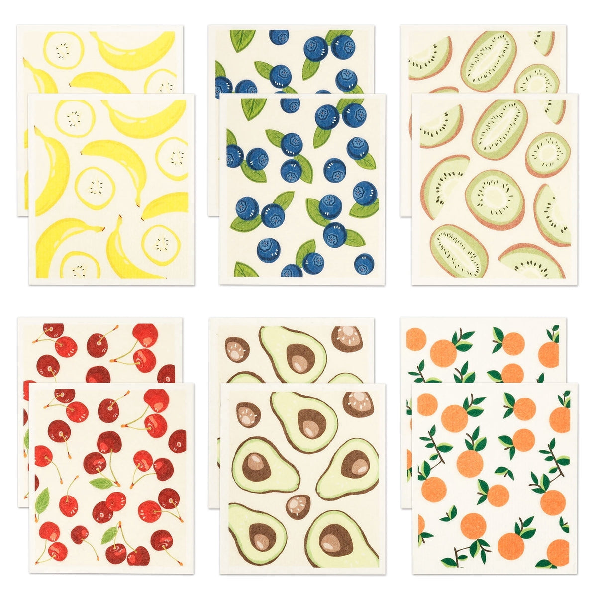 Xiyztok Kitchen Swedish Dishcloth 10 Pack Reusable Paper Towel Non Scratch Swedish Kitchen Towel Absorbent for Wiping Countertop Glass Ceramic