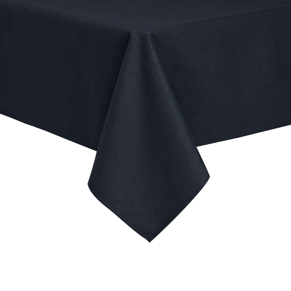 Deconovo Square Tablecloth with Waterproof Finish, Easy-Clean Polyester Table Cover, 54 x 54 Inch, Dark Gray