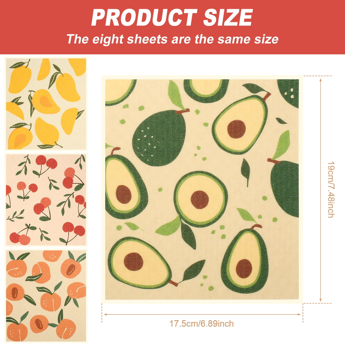Xiyztok Kitchen Swedish Dishcloth 10 Pack Reusable Paper Towel Non Scratch Swedish Kitchen Towel Absorbent for Wiping Countertop Glass Ceramic