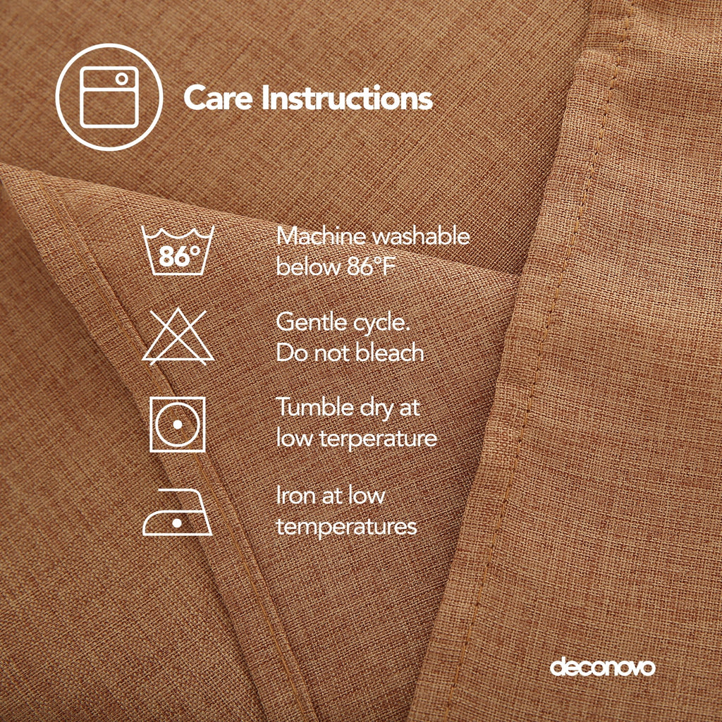 Deconovo Square Tablecloth with Waterproof Finish, Easy-Clean Polyester Table Cover, 54 x 54 Inch, Dark Gray