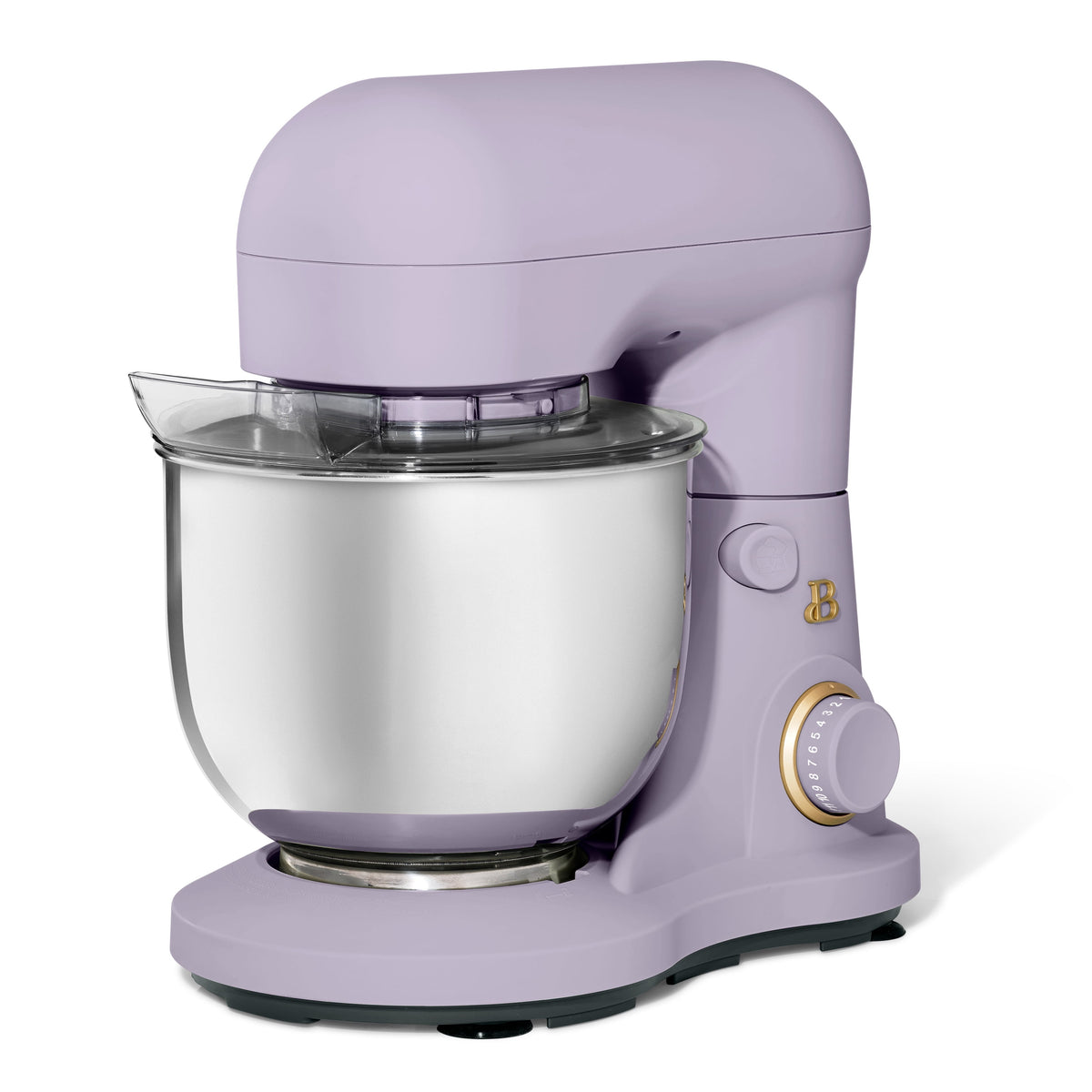 Beautiful 3.5 Qt Stand Mixer with Flat Beater, Dough Hook, Balloon Whisk, Chocolate by Drew Barrymore