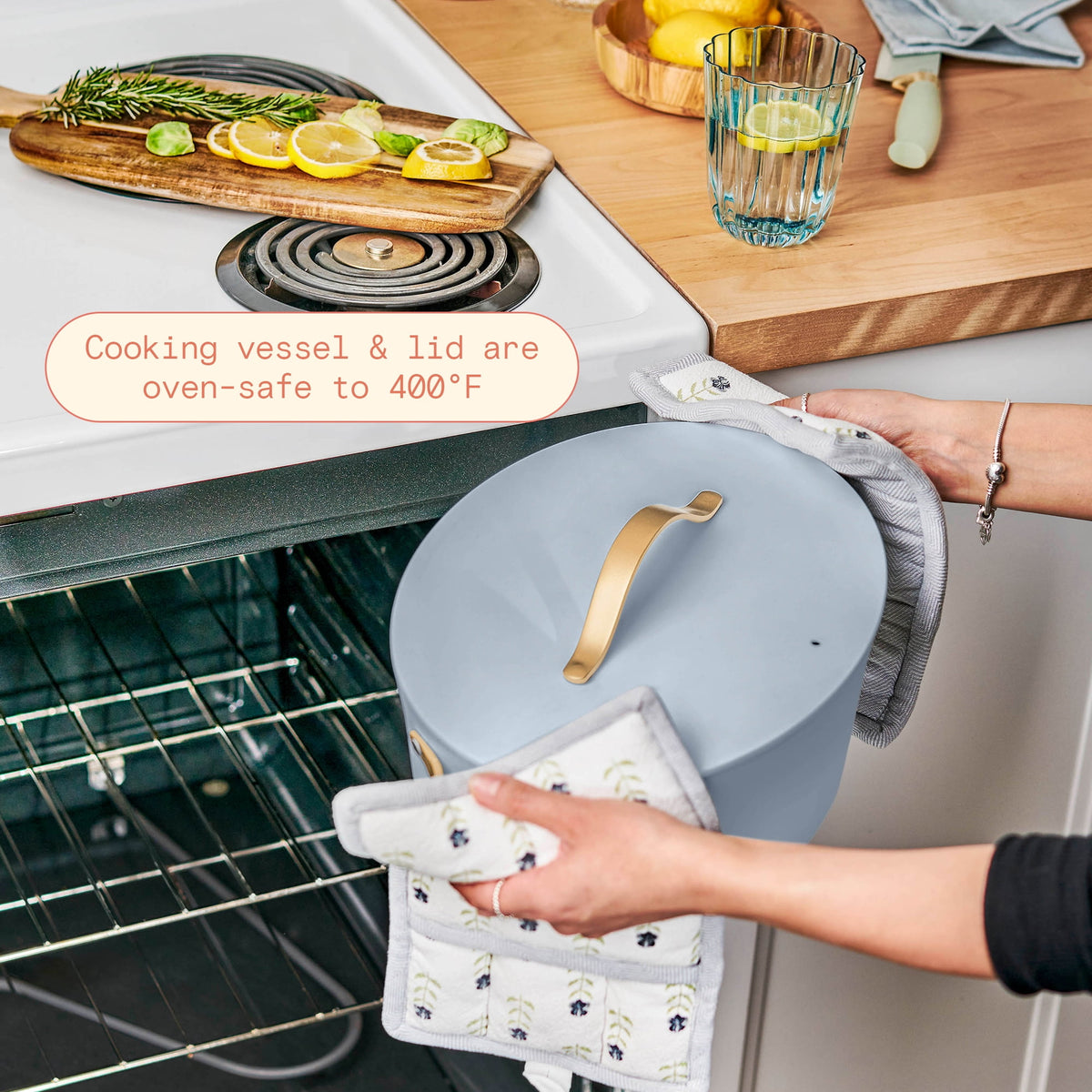 Beautiful 10 in 1, 6 Qt Electric Multi-Cooker, Thyme Green by Drew Barrymore