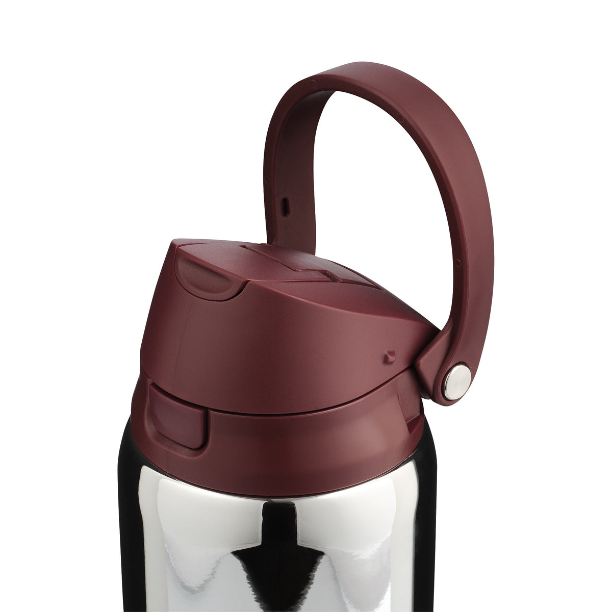 Mary Lawless Lee x TAL 32oz Stainless Steel 2-in-1 Straw and Chug Water Bottle with Push Lid and Strap, Stripes