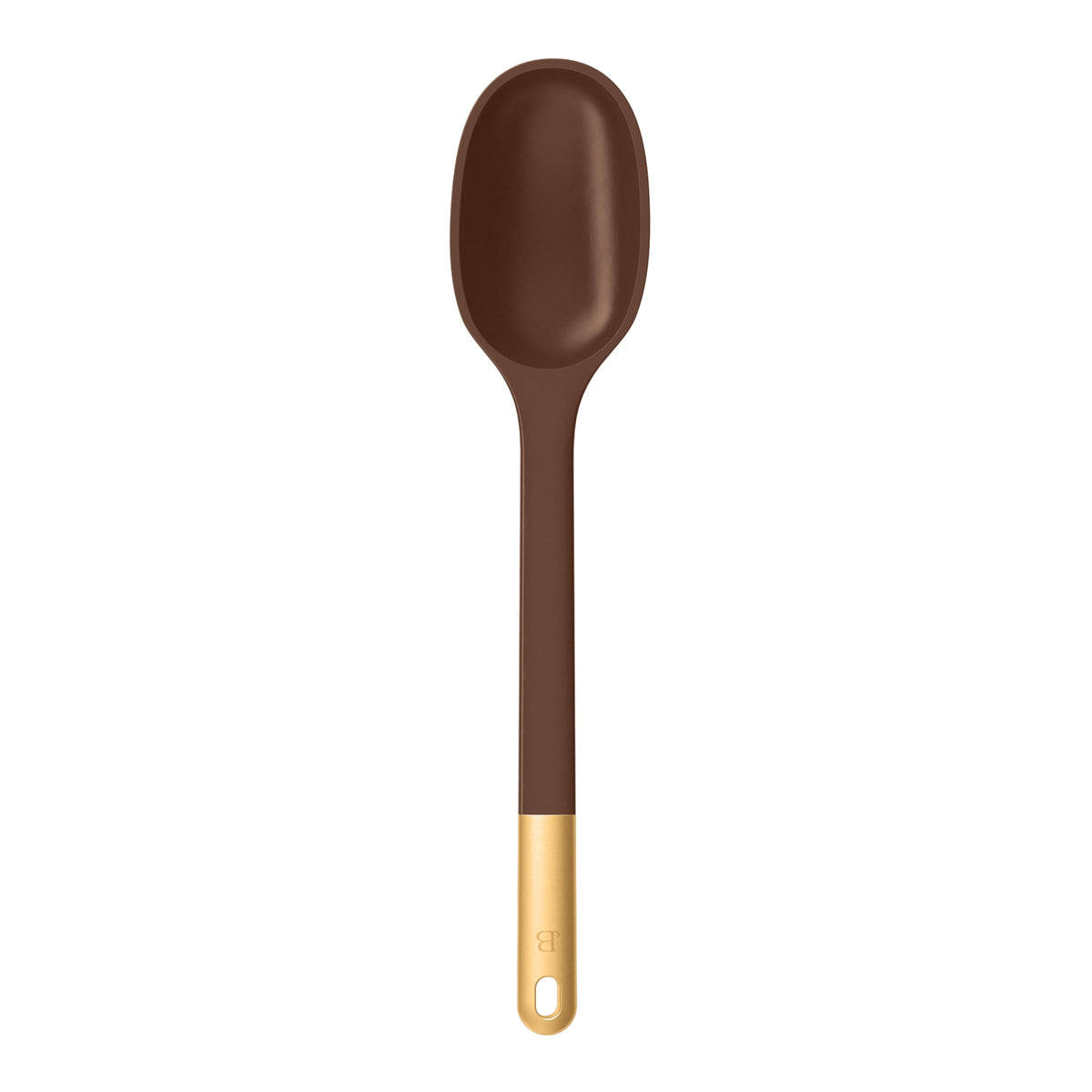 Beautiful 6-Piece Silicone Kitchen Tool Set with Ceramic Crock, Chocolate by Drew Barrymore