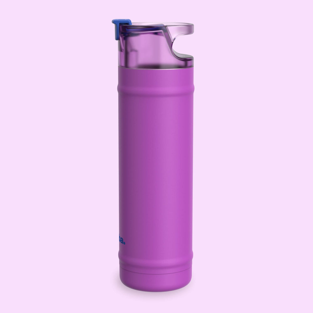 Bubba 24oz DualSip Insulated Stainless Steel Water Bottle with Straw & Sip Lid, Ocean Energy Blue/Purple