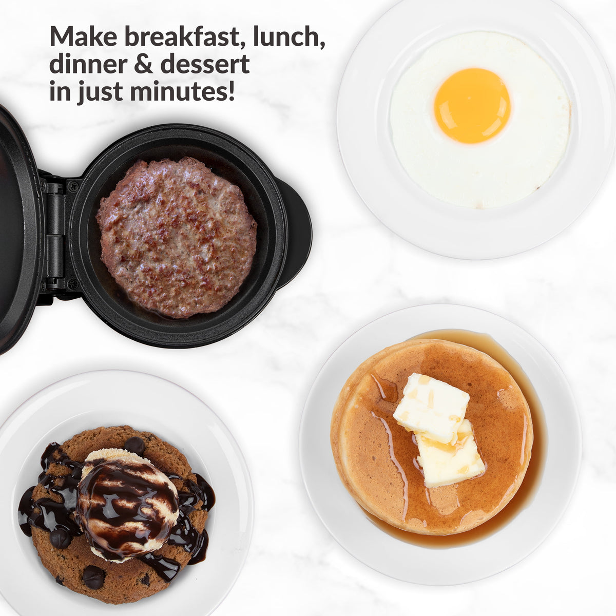 MyMini 550-Watt Red Pancake Griddle