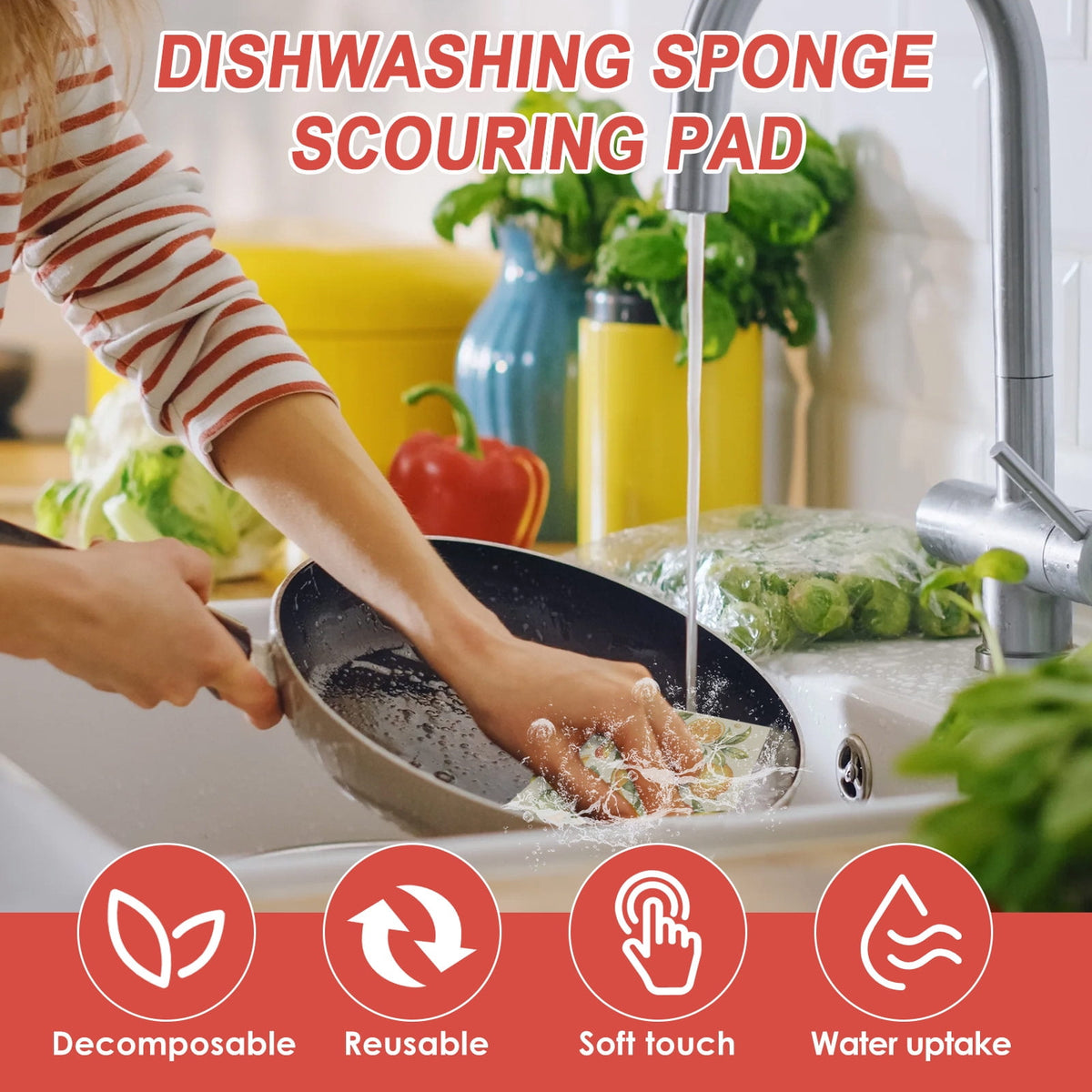 Xiyztok Kitchen Swedish Dishcloth 10 Pack Reusable Paper Towel Non Scratch Swedish Kitchen Towel Absorbent for Wiping Countertop Glass Ceramic