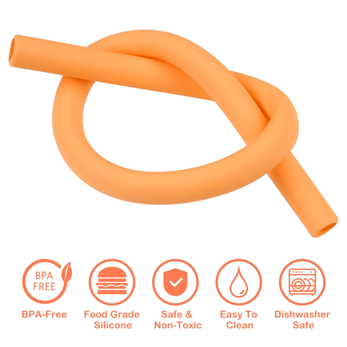 Tomorotec 12" Reusable Silicone Drinking Straws 15PCS with 2 Brushes, Compatible with Stanley Tumblers 40oz 30oz 20oz, Customizable for Various Drinkware, BPA-Free & Safe for Teeth (Morandi Colors)