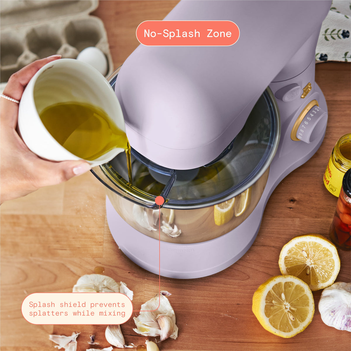 Beautiful 3.5 Qt Stand Mixer with Flat Beater, Dough Hook, Balloon Whisk, Chocolate by Drew Barrymore