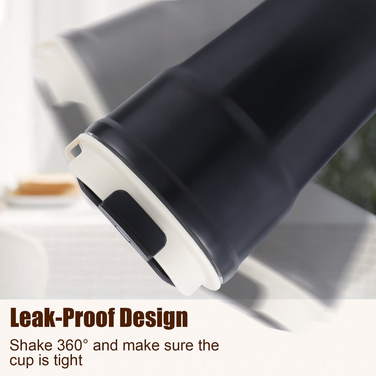 Ochapa 360 ML/12oz Coffee Tumbler, Double Walled Stainless Steel Insulated Travel Coffee Mug
