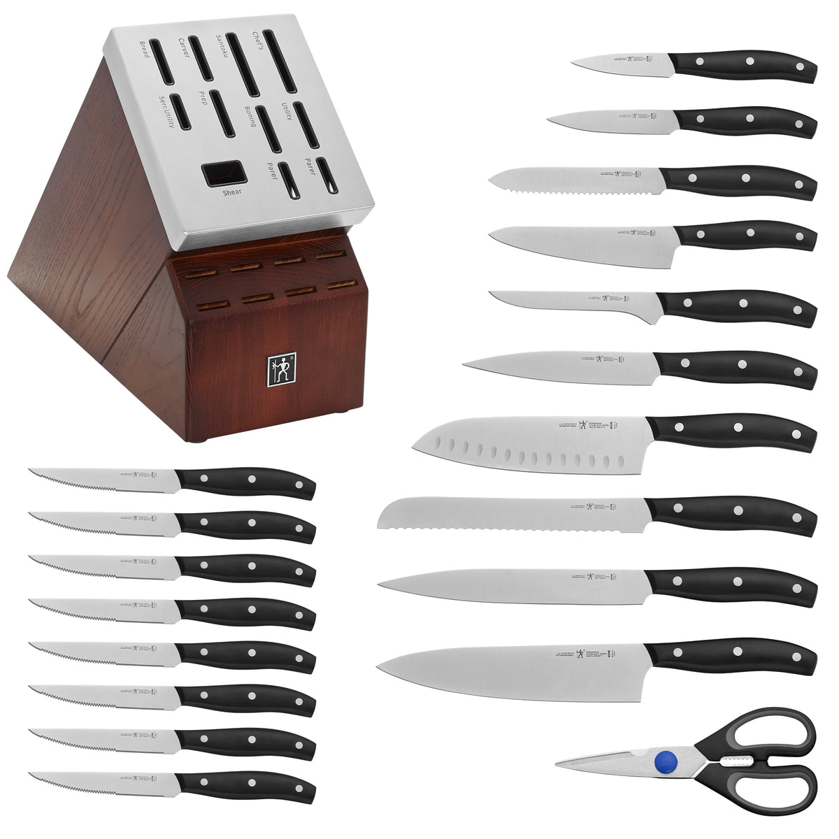 J.A. Henckels International Definition 20-pc Self-Sharpening Block Set