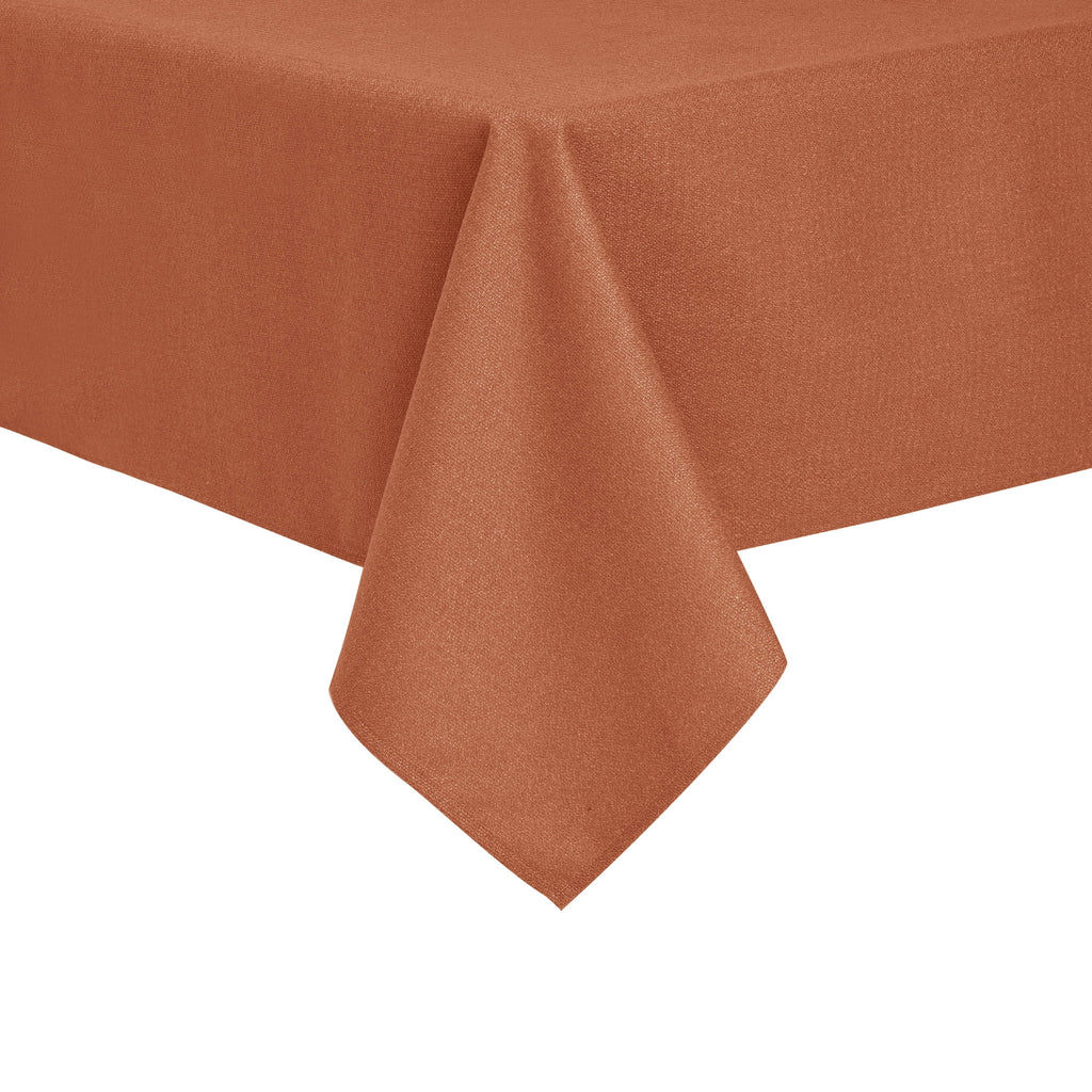 Deconovo Square Tablecloth with Waterproof Finish, Easy-Clean Polyester Table Cover, 54 x 54 Inch, Dark Gray