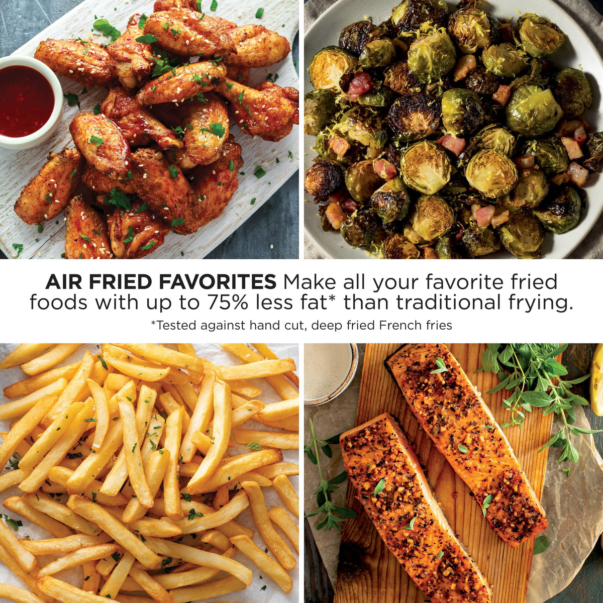 Ninja 4-Qt Air Fryer, 3 Functions, Air Fry, Reheat, and Dehydrate, Dishwasher Safe, Non-Stick, AF100WM Black