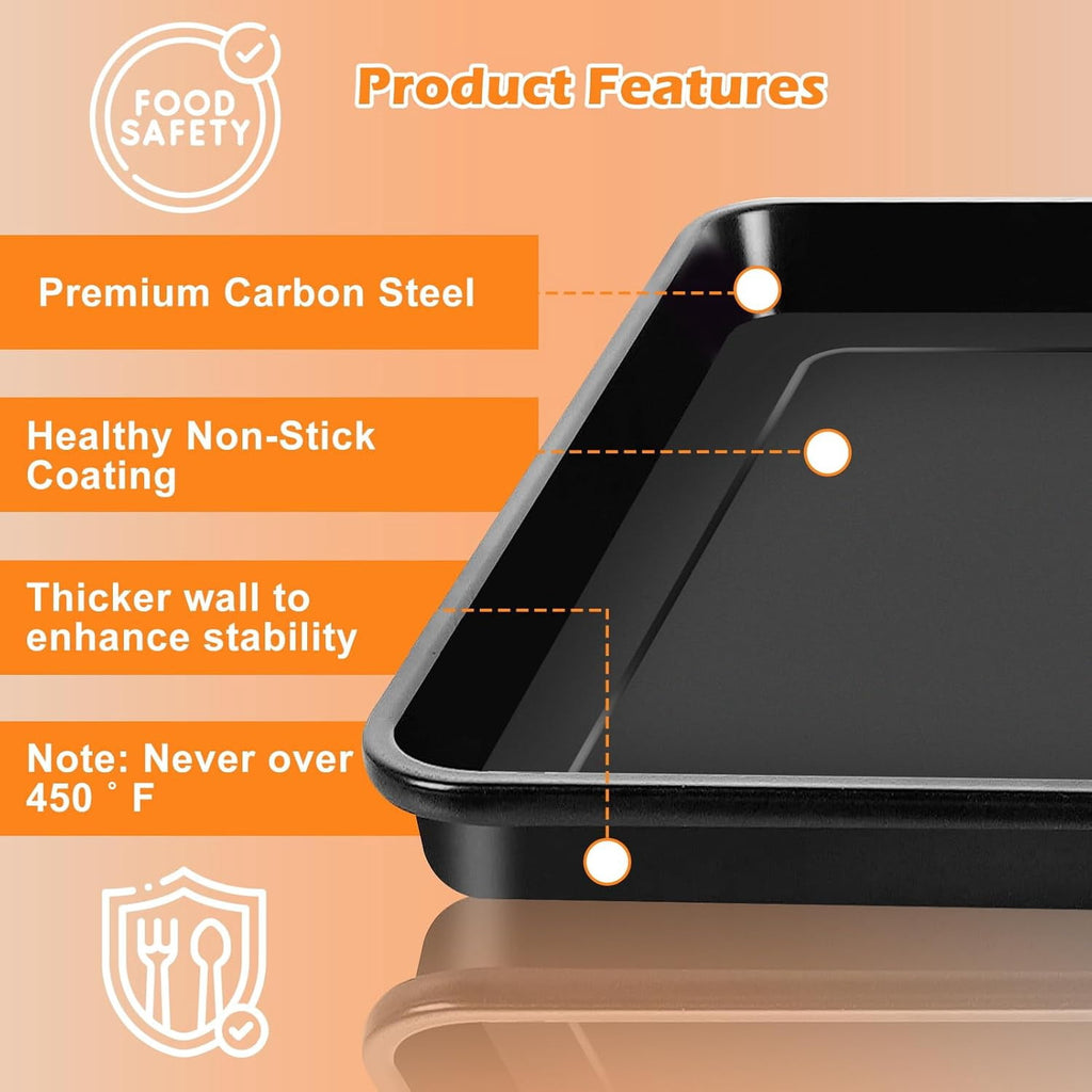 GCQ Air Fryer Replacement Parts for Ninja Foodi SP101 SP100 Digital Countertop Oven, Air Fryer Grill Pan Plate Crisper Plate Accessories Tray Basket