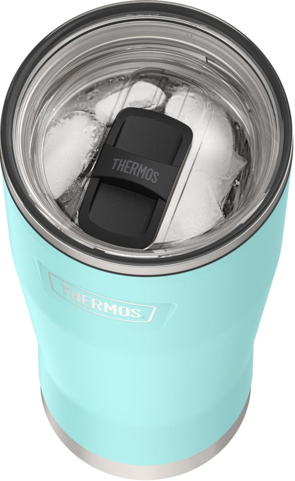 Thermos Stainless Steel Tumbler, w/ Slide Lock Lid, Graphite, 24 oz