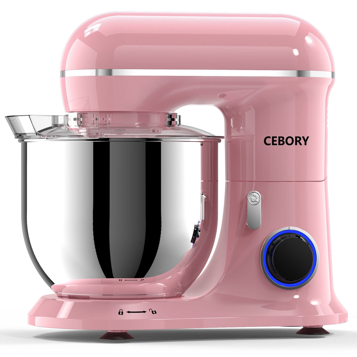 CEBORY 3-IN-1 Stand Mixer, 6.5 QT Tilt-Head 10-Speed Food Mixer, Kitchen Electric Mixer with Dough Hook, Beater, Whisk, Bowl for Most Home Cooks