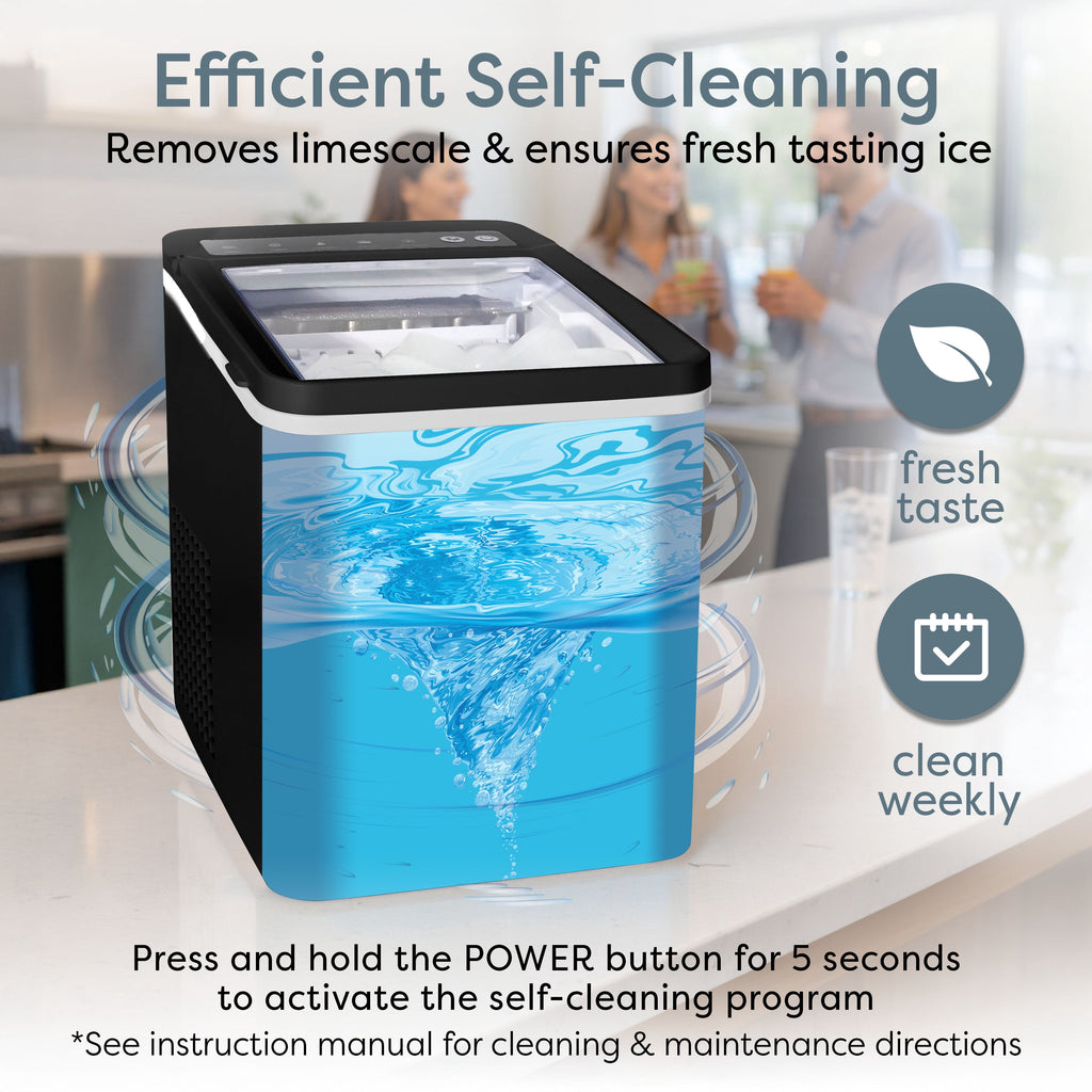 Igloo 26 lb. Automatic Portable Countertop Ice Maker Machine, White