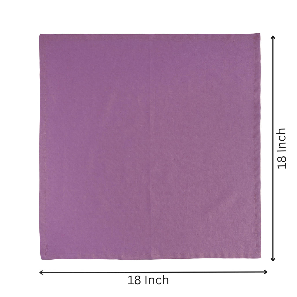 Fingercraft Cloth Napkin, Solid Color Cotton Linen Blend Table Napkins, Soft and Absorbent Fabric, Set of 12, Blush Pink