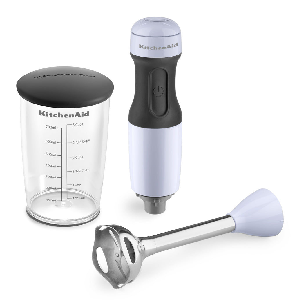 KitchenAid 2-Speed Corded Hand Blender, Onyx Black with Blending Jar and Lid, KHB1231OB