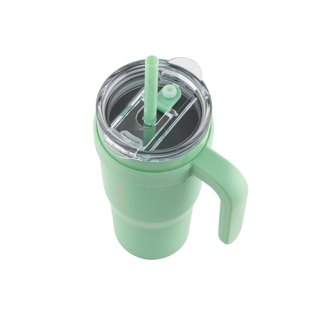 Reduce Cold1 24oz Stainless Steel Tumbler with Handle, Sea Glass