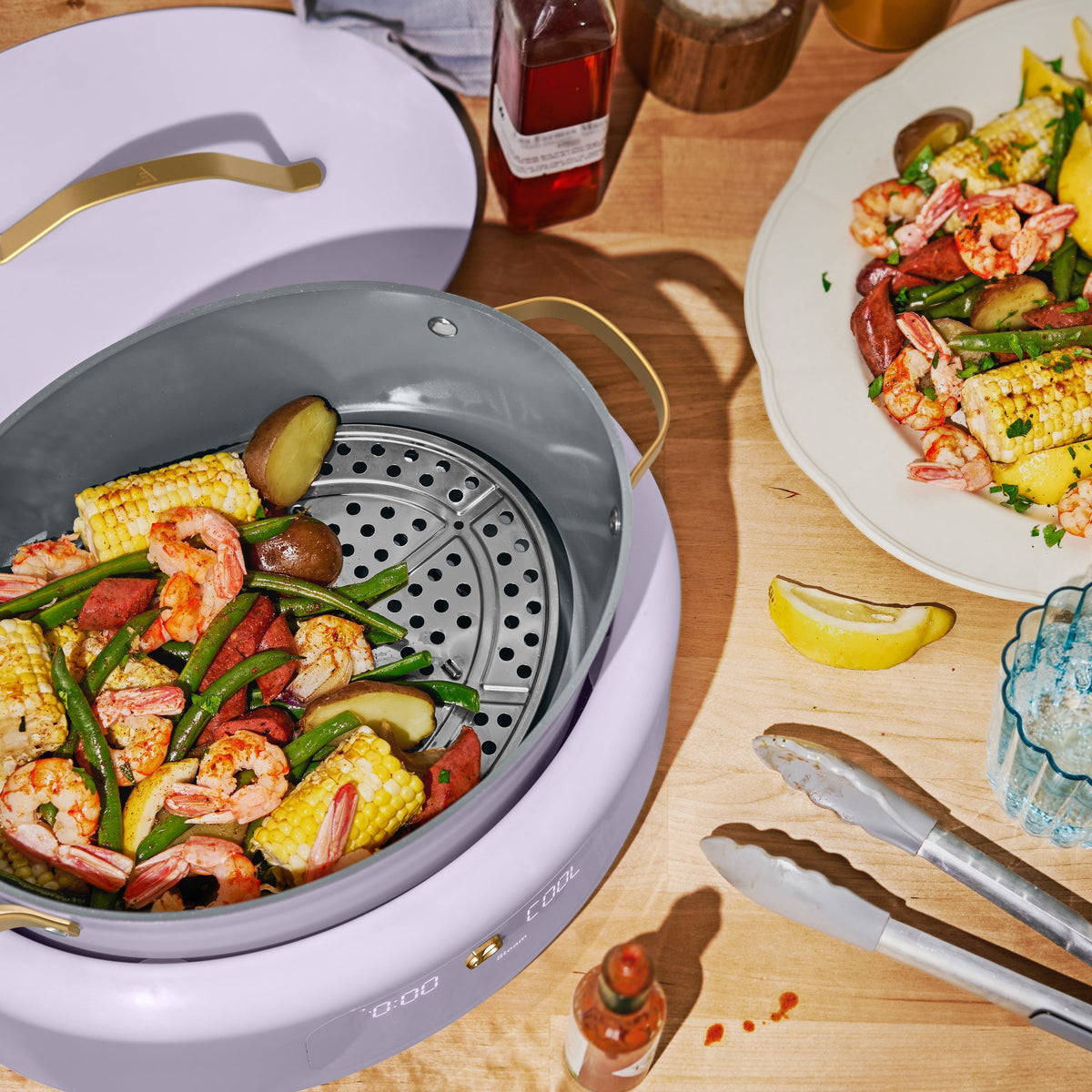 Beautiful 10 in 1, 6 Qt Electric Multi-Cooker, Thyme Green by Drew Barrymore