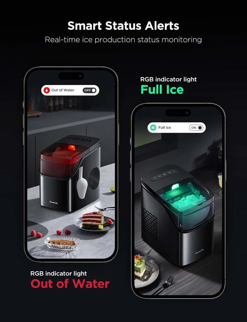 GoveeLife Smart Countertop Ice Maker 1s, Cooler