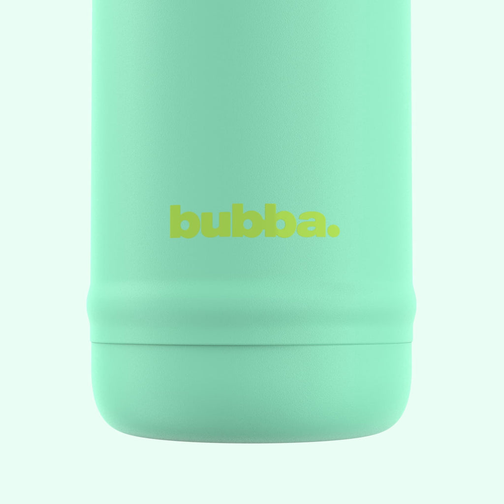 Bubba 32oz DualSip Insulated Stainless Steel Water Bottle with Straw & Sip Lid, Moodbooster Purple/Blue