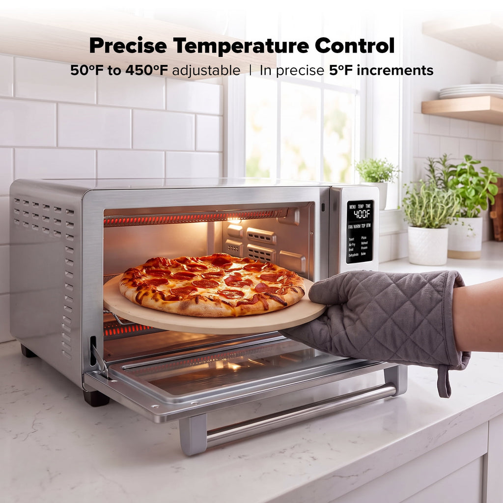 Nuwave Pro Toaster Oven & Air Fryer, 1800W Oven & Air Fryer Combo, Convection Toaster Oven
