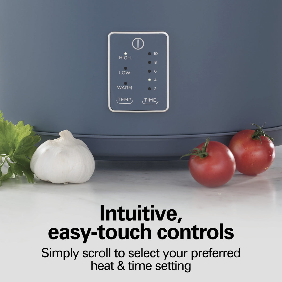 Hamilton Beach 7 Qt Programmable Slow Cooker, Stoneware Crock with Removable Pot, Stainless Steel