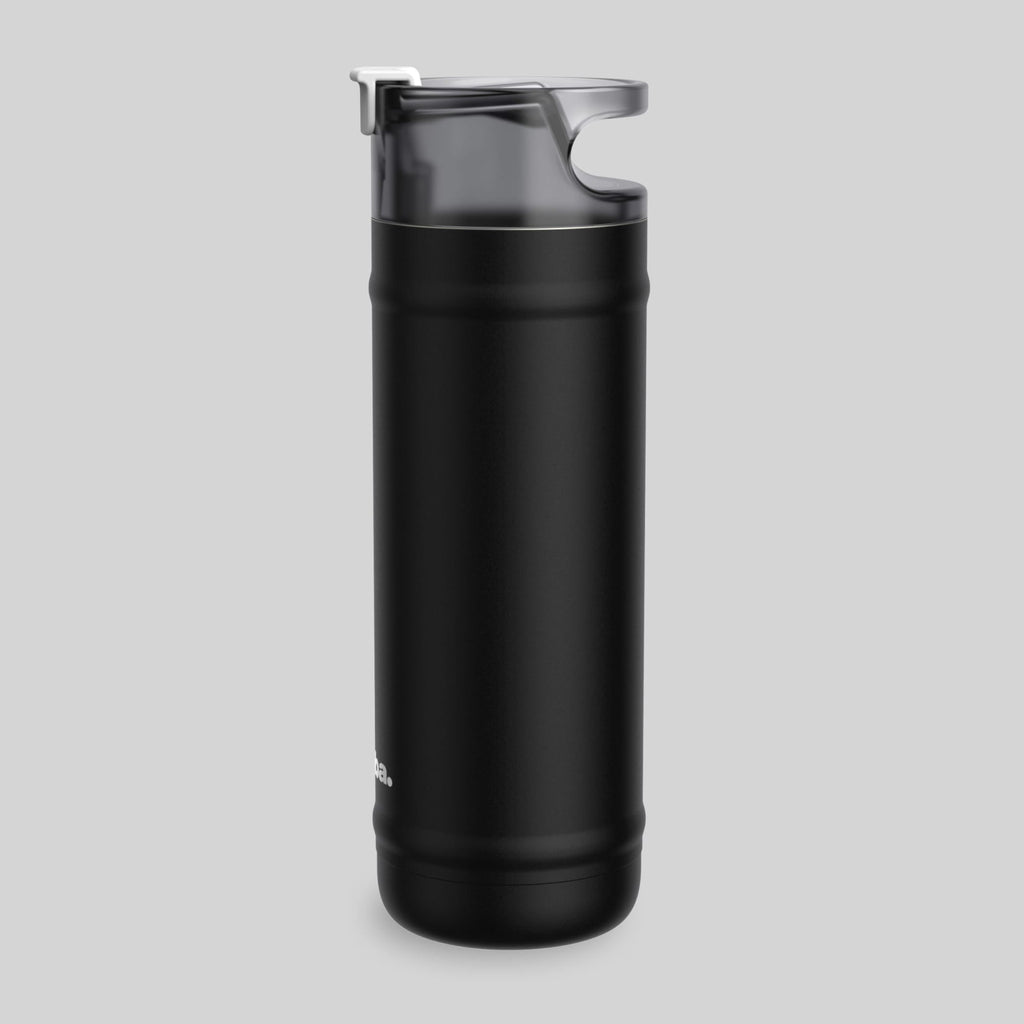 Bubba 32oz DualSip Insulated Stainless Steel Water Bottle with Straw & Sip Lid, Moodbooster Purple/Blue