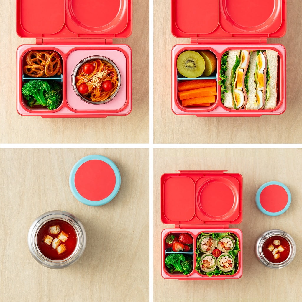 OmieBox UP is an Insulated Bento Lunch Box with a 12oz Thermos - Cosmic Blue by OmieLife