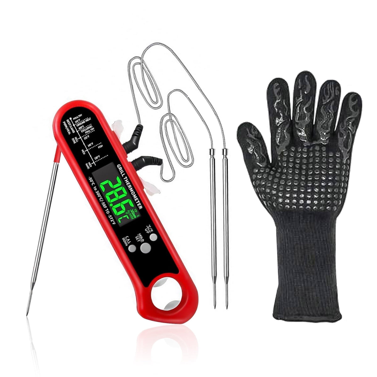 AGCAN Digital Meat Thermometer Instant Read Food Thermometers for BBQ Grilling Cooking