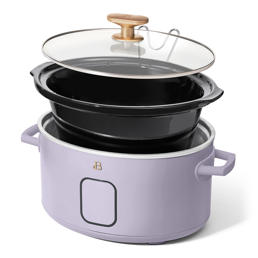 Beautiful 6 Qt Programmable Slow Cooker, Thyme Green by Drew Barrymore