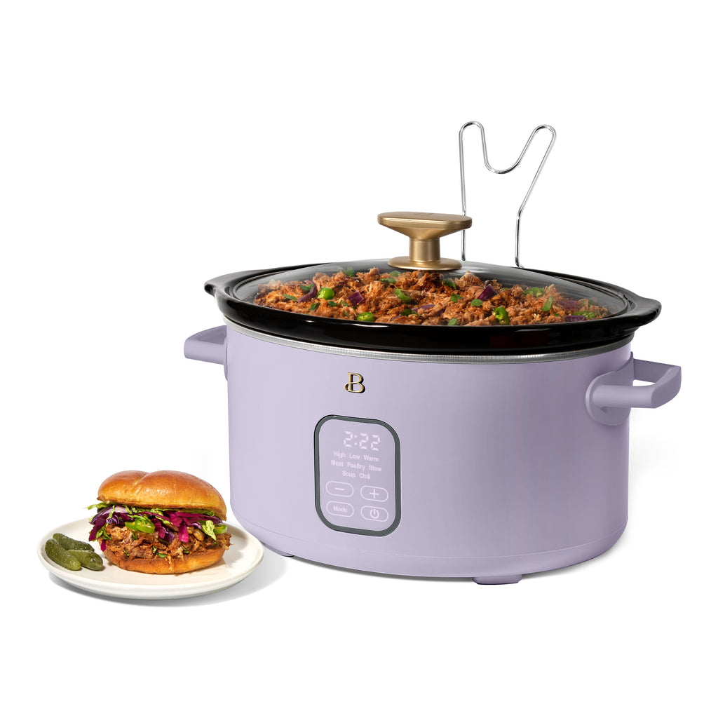 Beautiful 6 Qt Programmable Slow Cooker, Thyme Green by Drew Barrymore