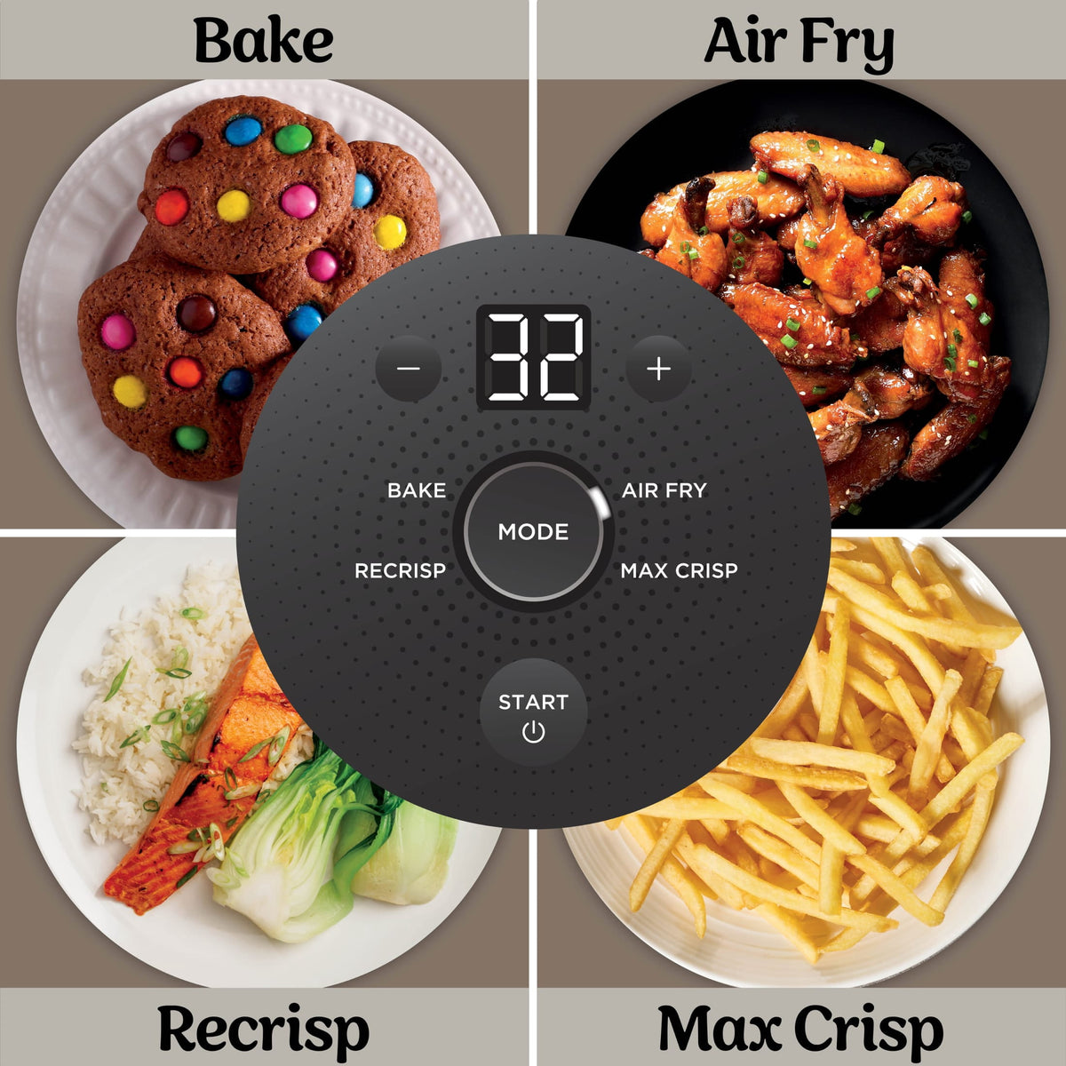 Ninja Crispi Glass Air Fryer 4-Qt, 4-in-1, Air Fry Bake Recrisp, Portable, Dishwasher Safe, FN101GY Cyberspace