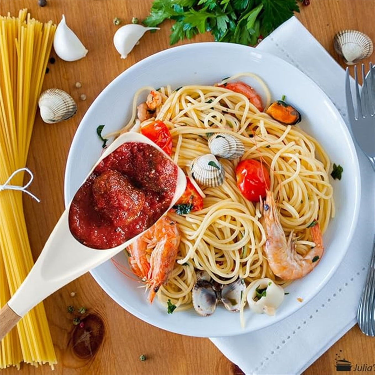 Cedar and Ash Spoon, Multifunction Spatula Cooking Spoon, 2026 New Silicone Nonstick Pan Cooking Spoon, Safe for Nonstick Cookware, Ergonomic Grip, Ideal for Stirring, Mixing, Serving