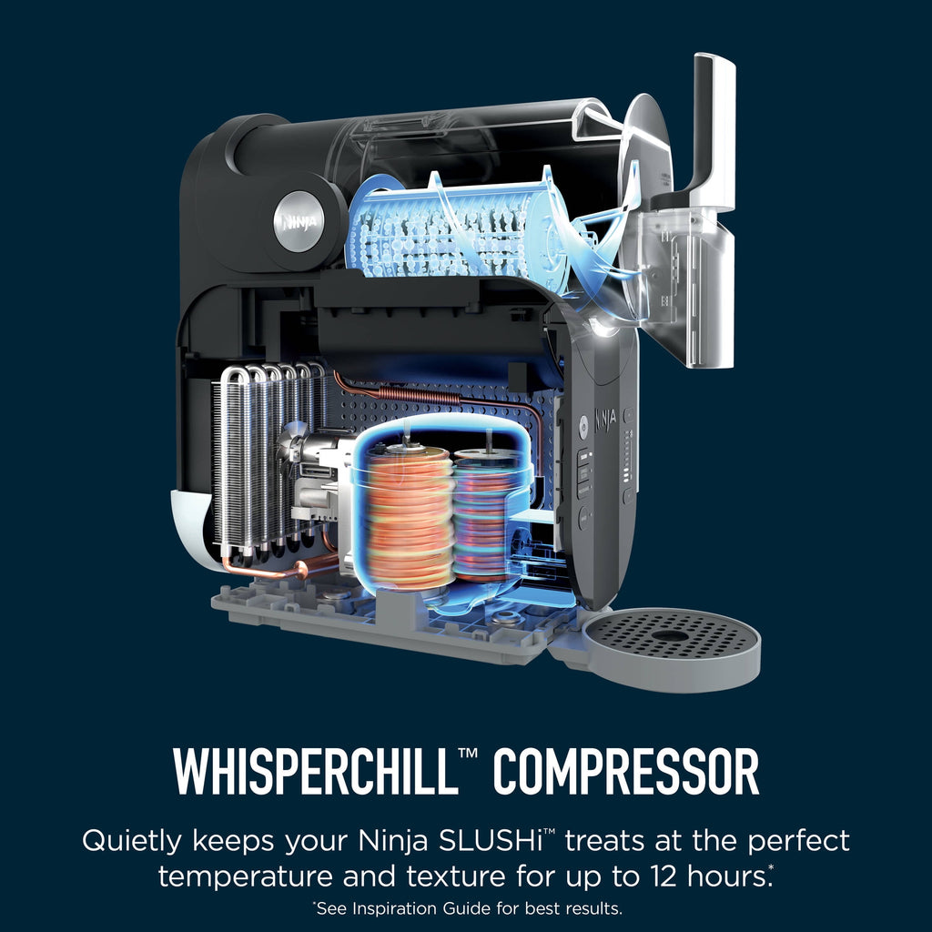 Ninja SLUSHi 88-Oz Frozen Drink Machine with RapidChill Technology, 5 Presets, Dishwasher Safe, Slushy Maker, FS301 Black