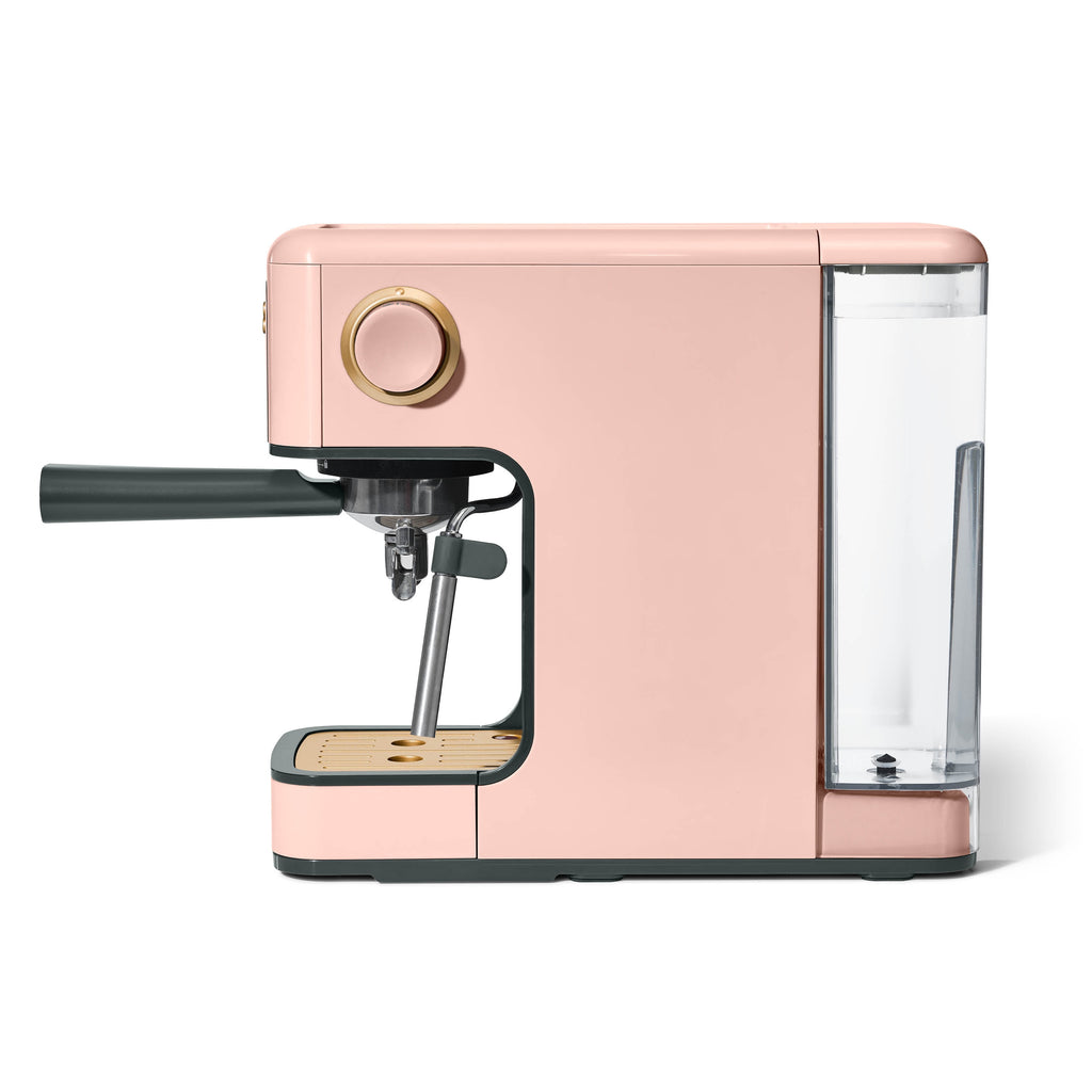 Beautiful by Drew Barrymore Slim Espresso Machine, 20-Bar Pressure, Black Sesame