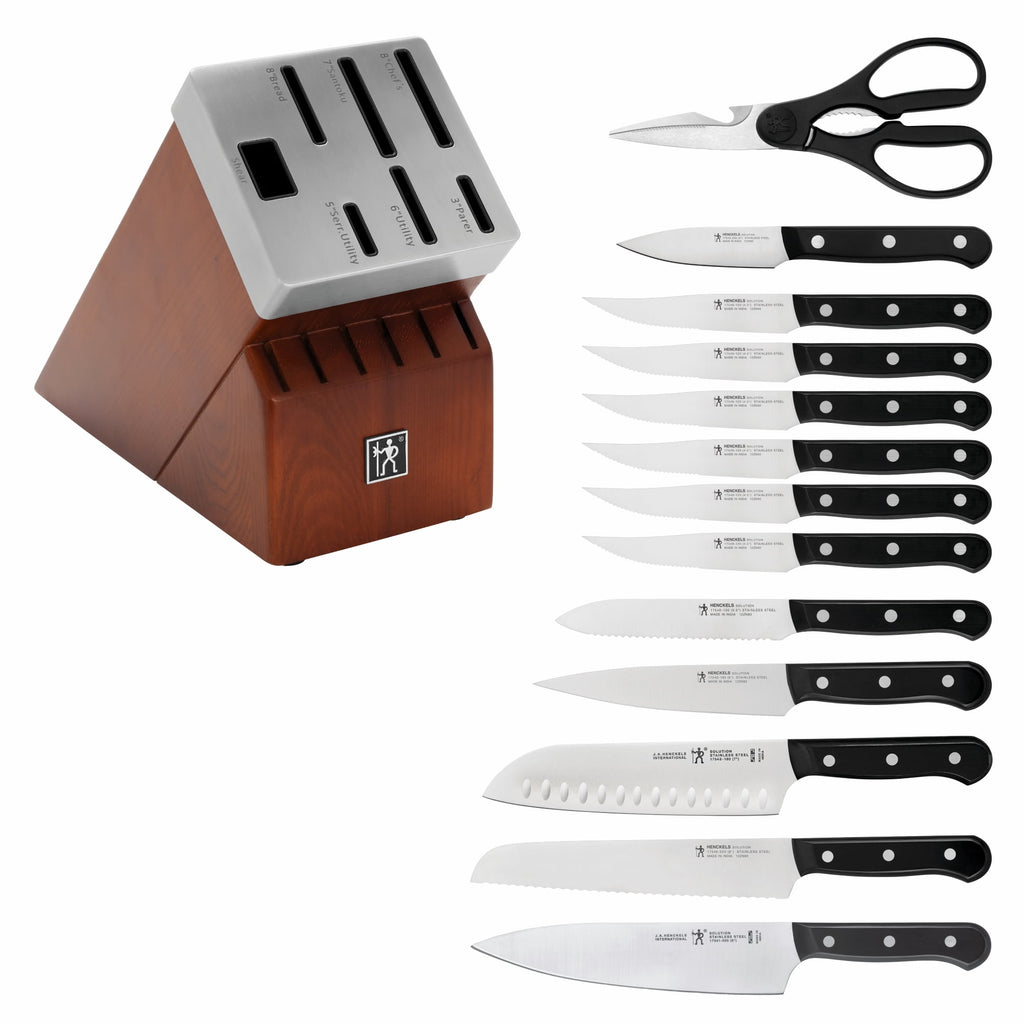 Henckels Solution 14-pc Self-Sharpening Knife Block Set