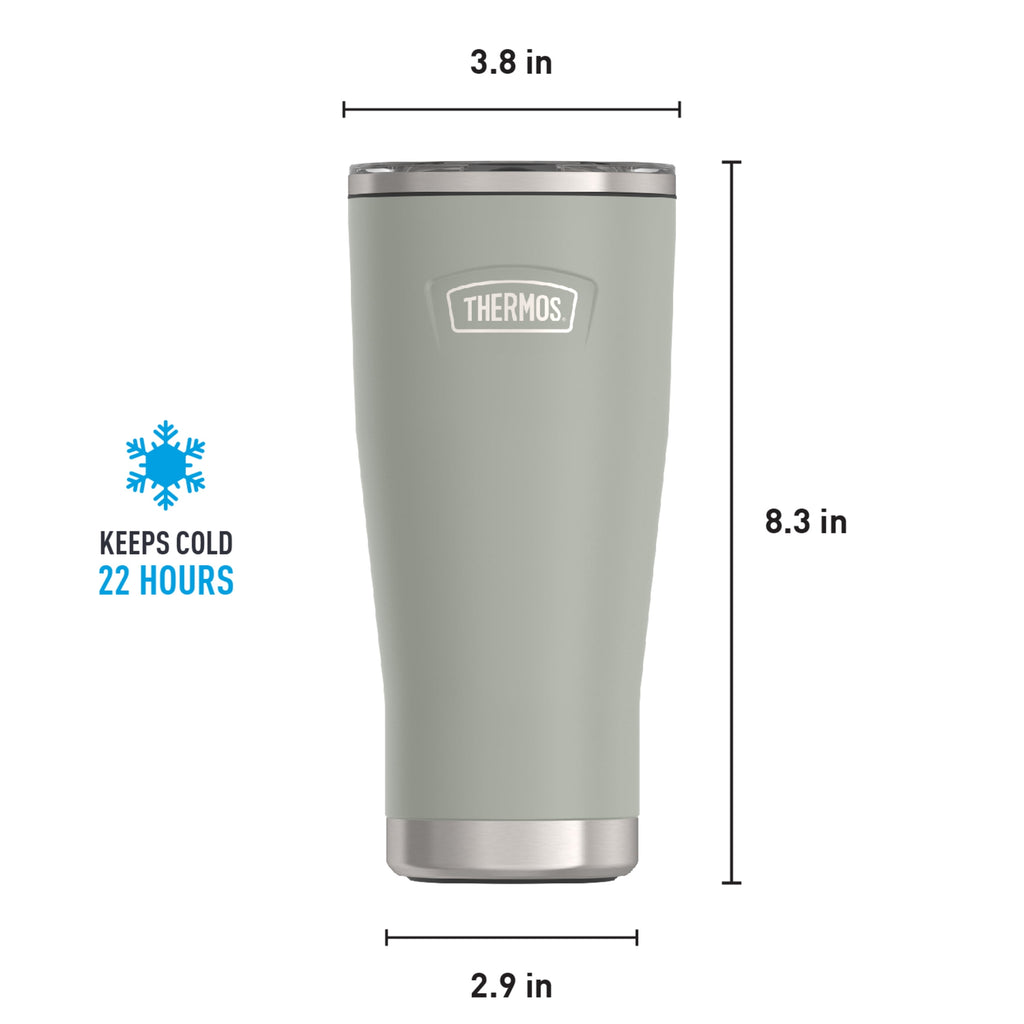 Thermos Stainless Steel Tumbler, w/ Slide Lock Lid, Graphite, 24 oz