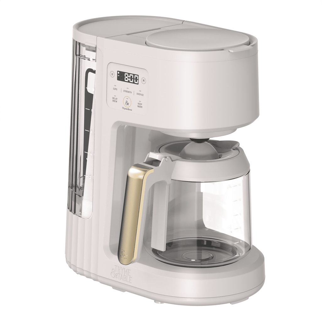 Thyme & Table 12-Cup Programmable Drip Coffee Maker, 60oz Water Reservoir, Atlantic Blue