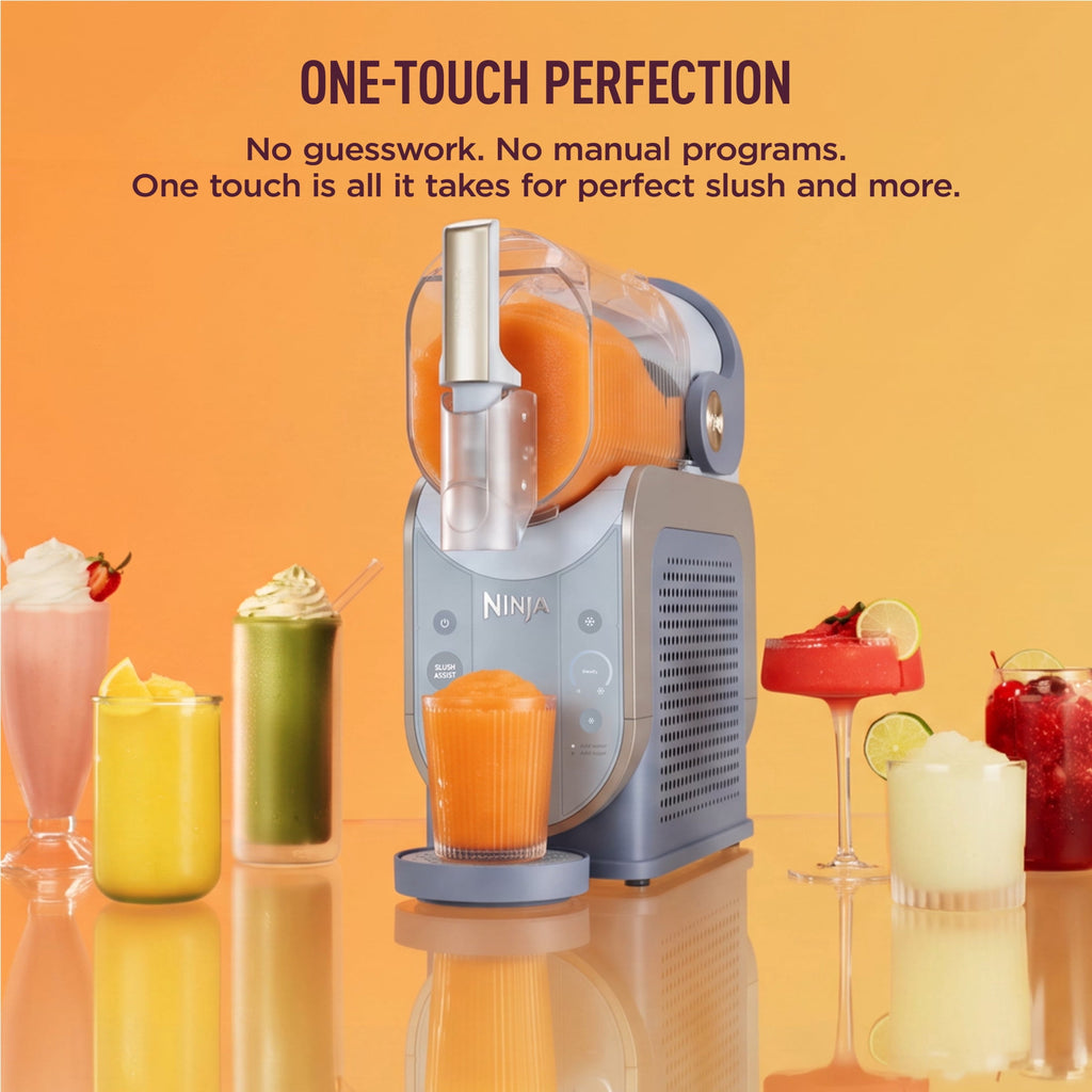 Ninja SLUSHi Smart Frozen Drink Maker, SlushAssist Technology, FS351BL Light Blue