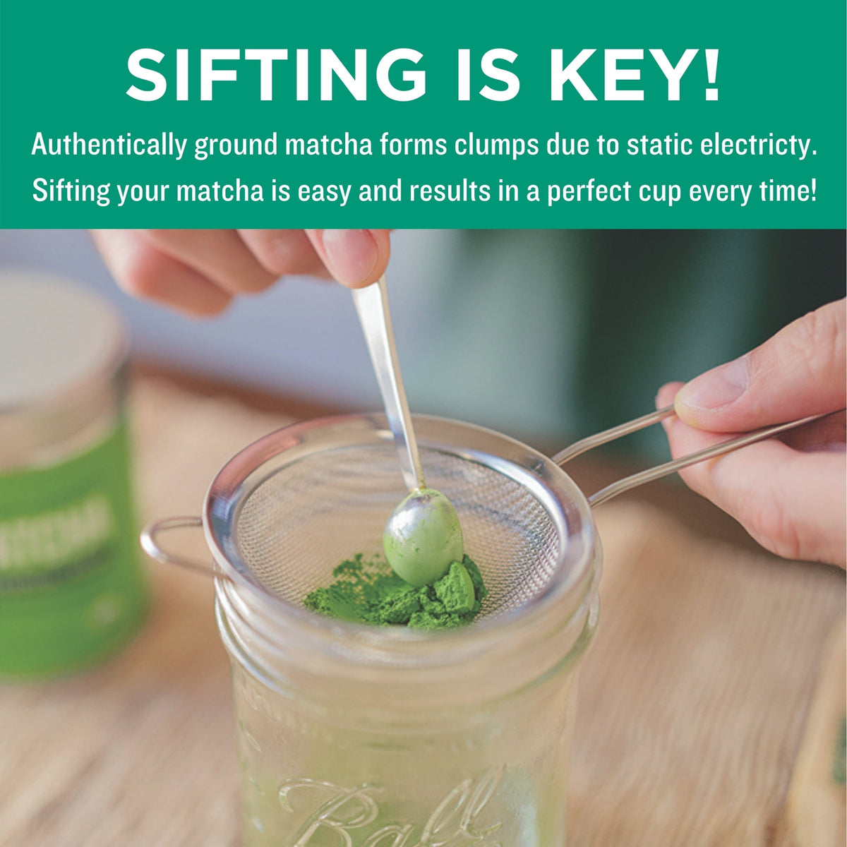 Jade Leaf Matcha, Modern Matcha Starter Set, Includes: Whisk/Frother, Spoon, Sifter, and Printed Handbook